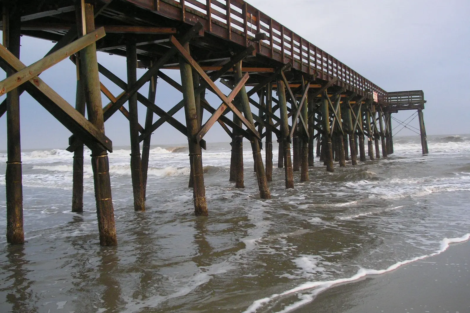 The fishing pier at Isle of Palms, SC