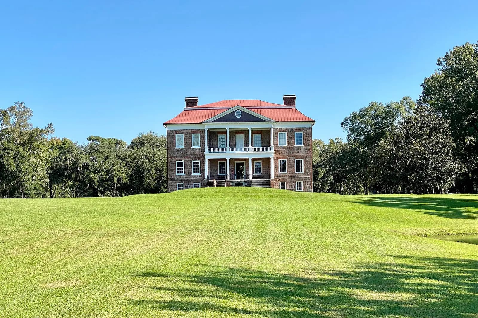 Drayton Hall on the Ashley River in West Ashley, Charleston, SC